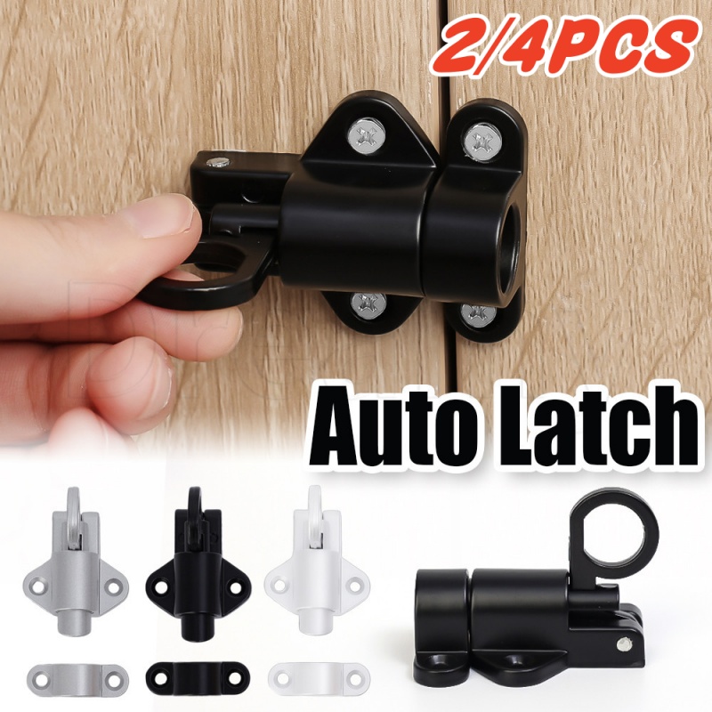 Barrel Bolt Slide - 4pcs Aluminum Alloy Self-Closing Latches Window