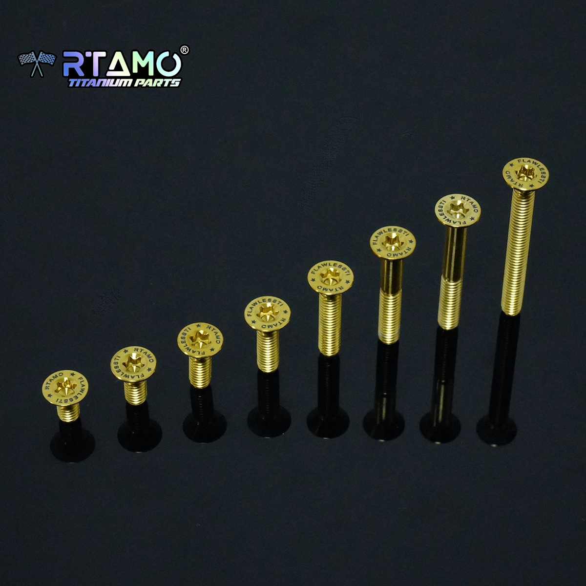 RTAMO Gr5 Titanium Bolt M4X8/1 - Barrel Bolt Slide のレビューと価格