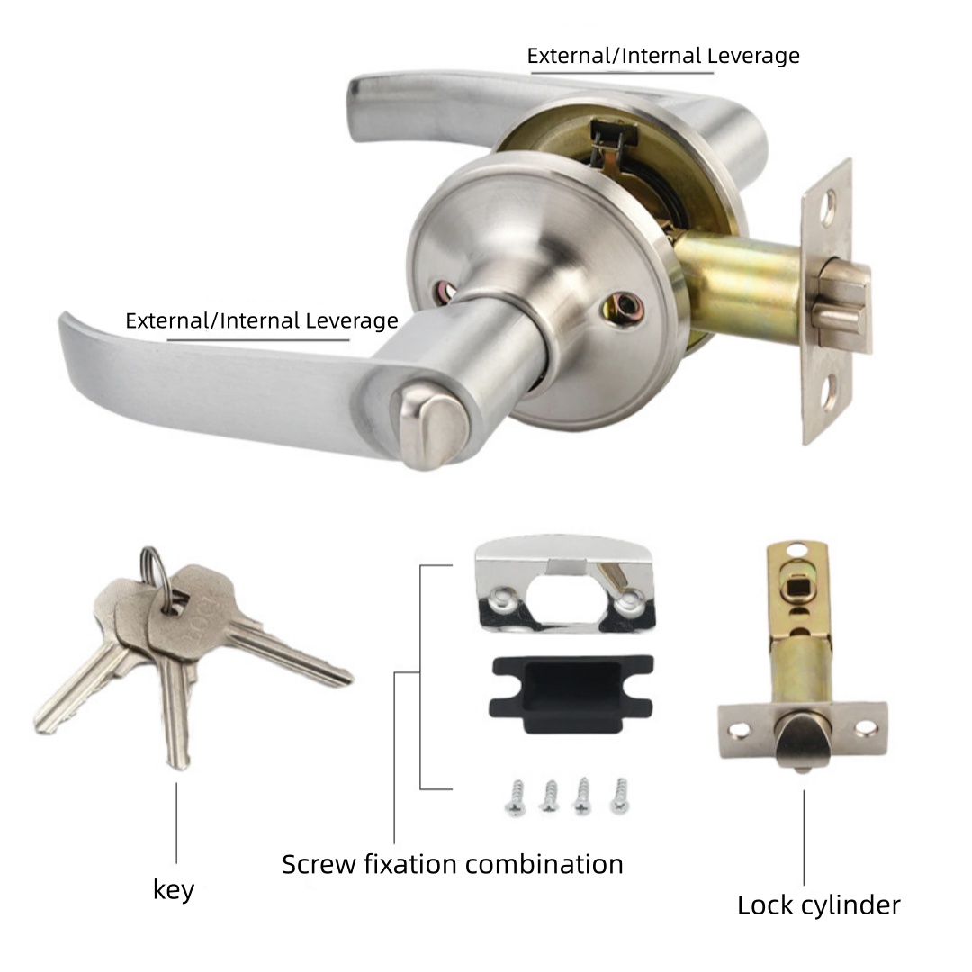 Household Door Handle Lock Rou - Furniture Sliding Door Hardware のレビューと価格