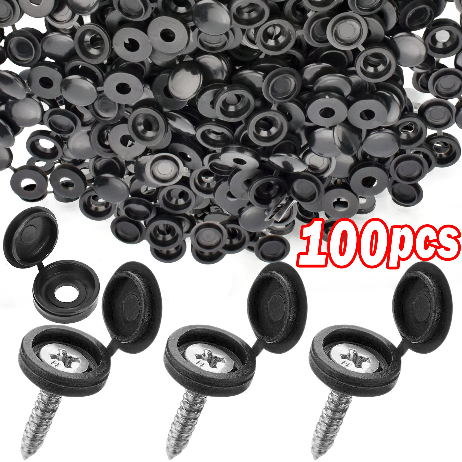 5/100PCS Hinged Plastic Screw  - Furniture Hardware Nut のレビューと価格