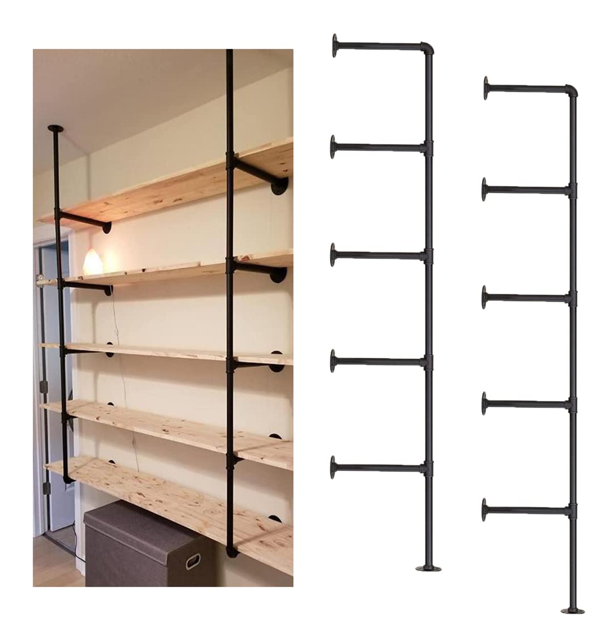 Industrial Iron Pipe Shelf Bra - Furniture Hardware In China のレビューと価格