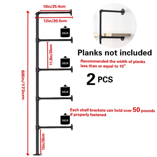 Industrial Iron Pipe Shelf Bra - Furniture Hardware In China のレビューと価格