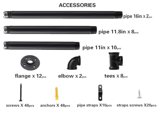 Industrial Iron Pipe Shelf Bra - Furniture Hardware In China のレビューと価格