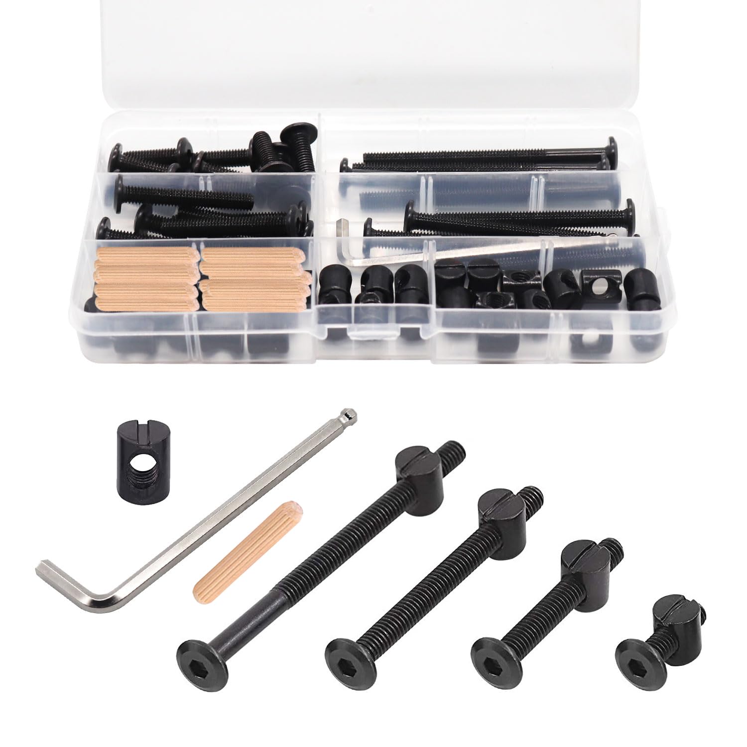 Crib Screws Hardware Replaceme - Furniture Hardware Barrel Nut のレビューと価格