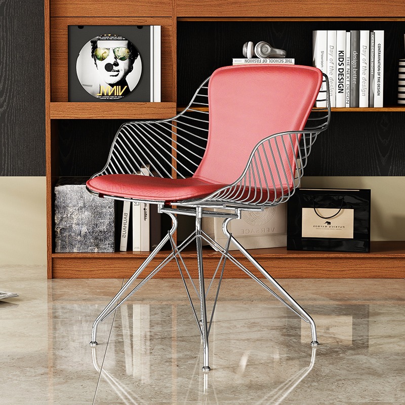 Steel Wire Dining Chairs Stool - Furniture Hardware In China のレビューと価格