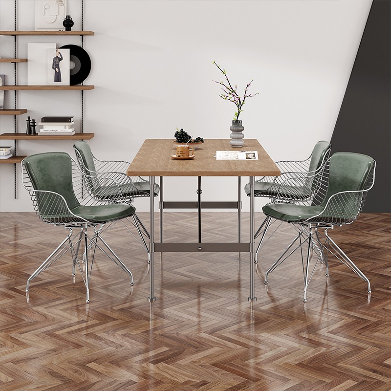 Steel Wire Dining Chairs Stool - Furniture Hardware In China のレビューと価格