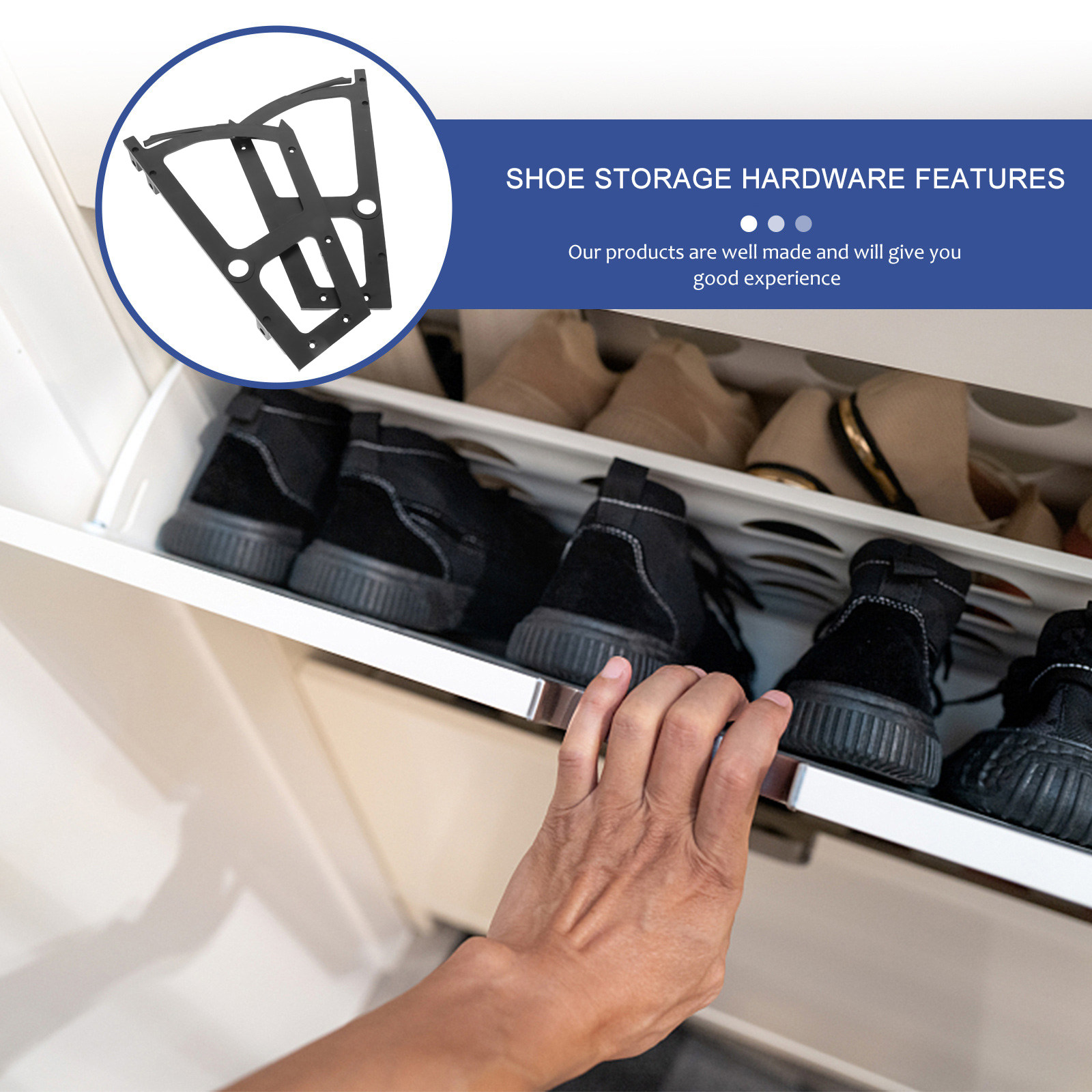 2pcs Shoes Cabinet Hinges Furn - Furniture Hardware Replacement のレビューと価格
