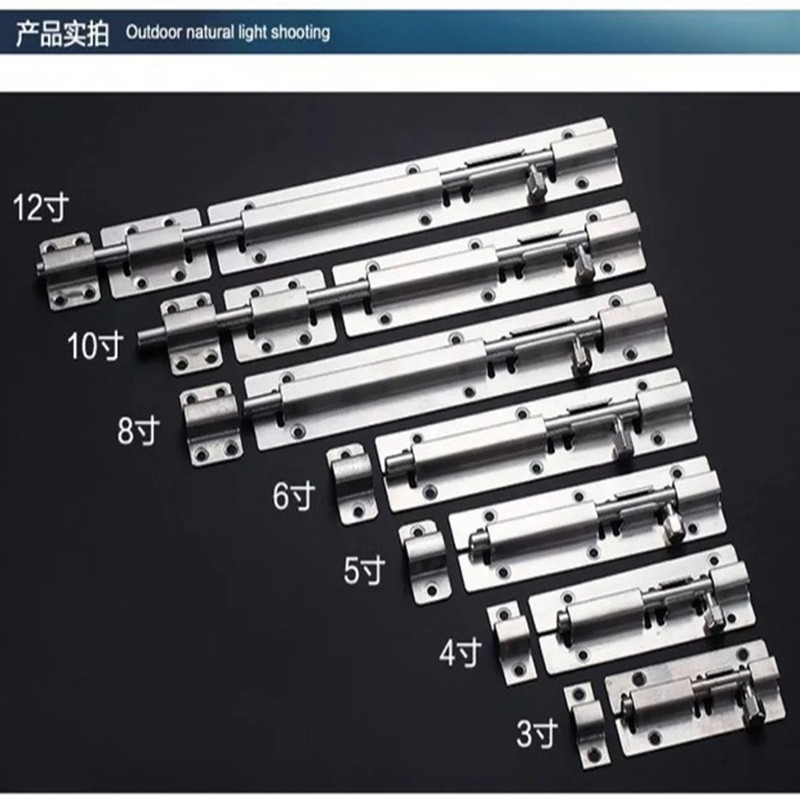 1Pc 3/4/5 Inch Long Silver Sta - Barrel Bolt Slide のレビューと価格