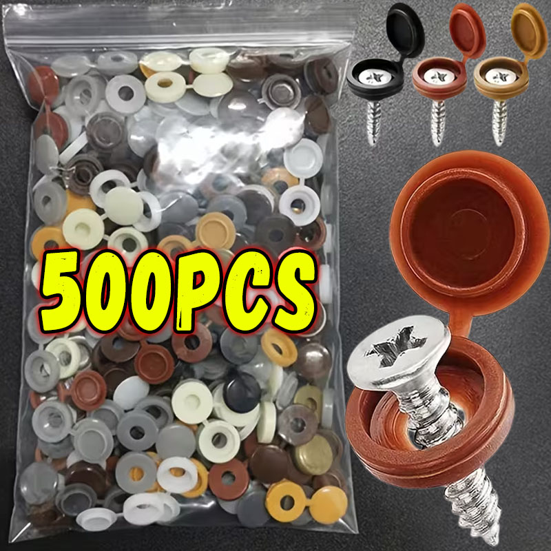10/500pcs Nails Screw Caps Pla - Furniture Hardware Nut のレビューと価格