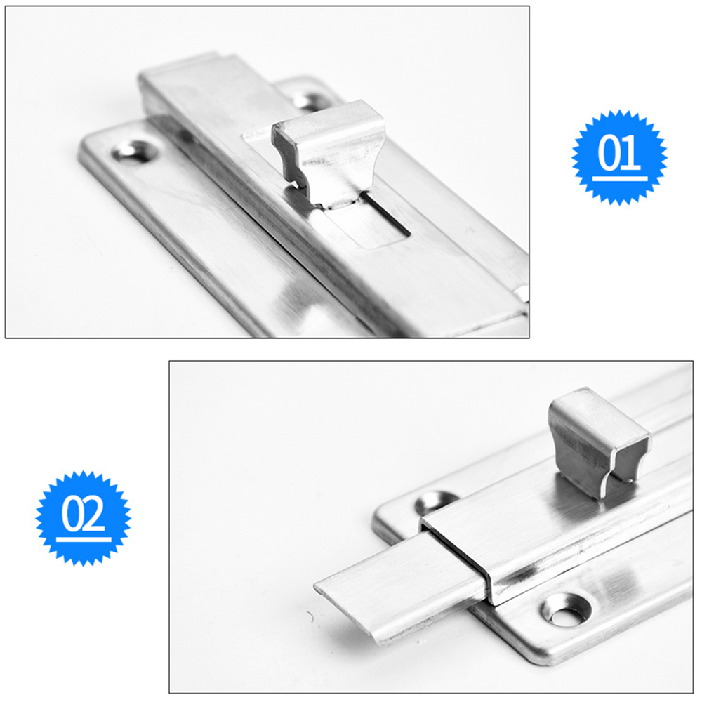 1pc Stainless Steel Double-end - Barrel Bolt Slide のレビューと価格