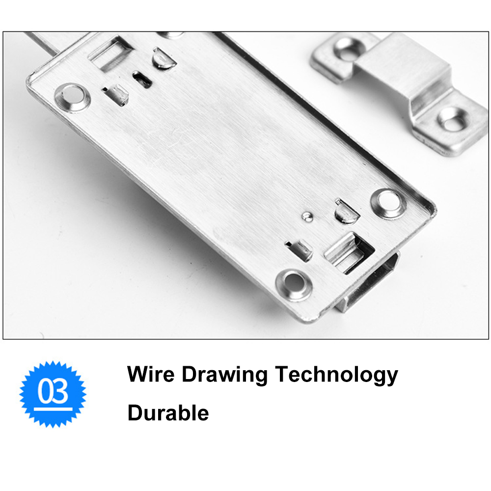 1pc Stainless Steel Double-end - Barrel Bolt Slide のレビューと価格