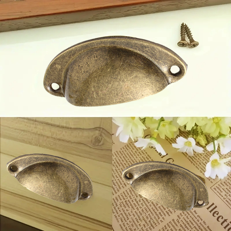 Vintage Shell Handles Cabinets - Furniture Hardware Replacement のレビューと価格