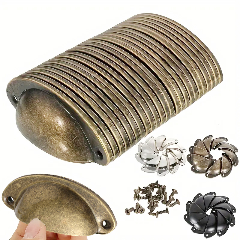 Vintage Shell Handles Cabinets - Furniture Hardware Replacement のレビューと価格