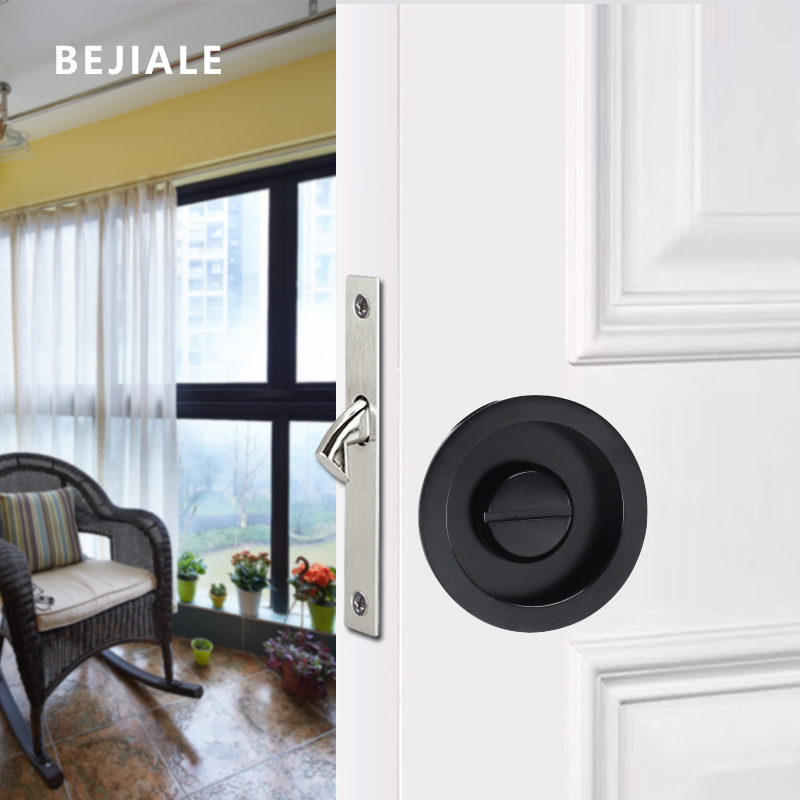 Round Black Sliding Door Slidi - Furniture Sliding Door Hardware のレビューと価格