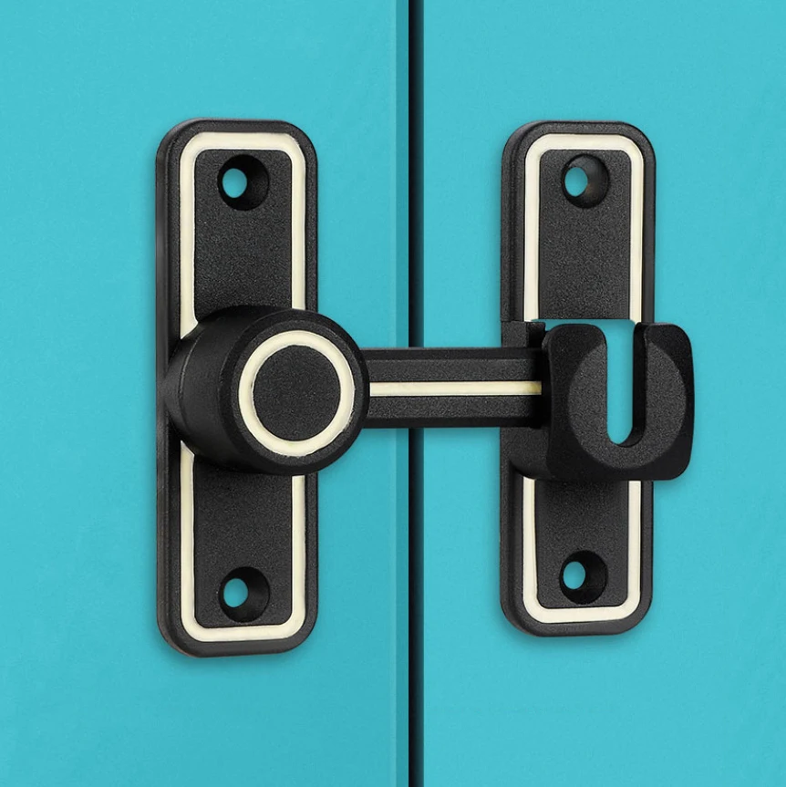 Black Luminous Barn Door Latch - Furniture Sliding Door Hardware のレビューと価格