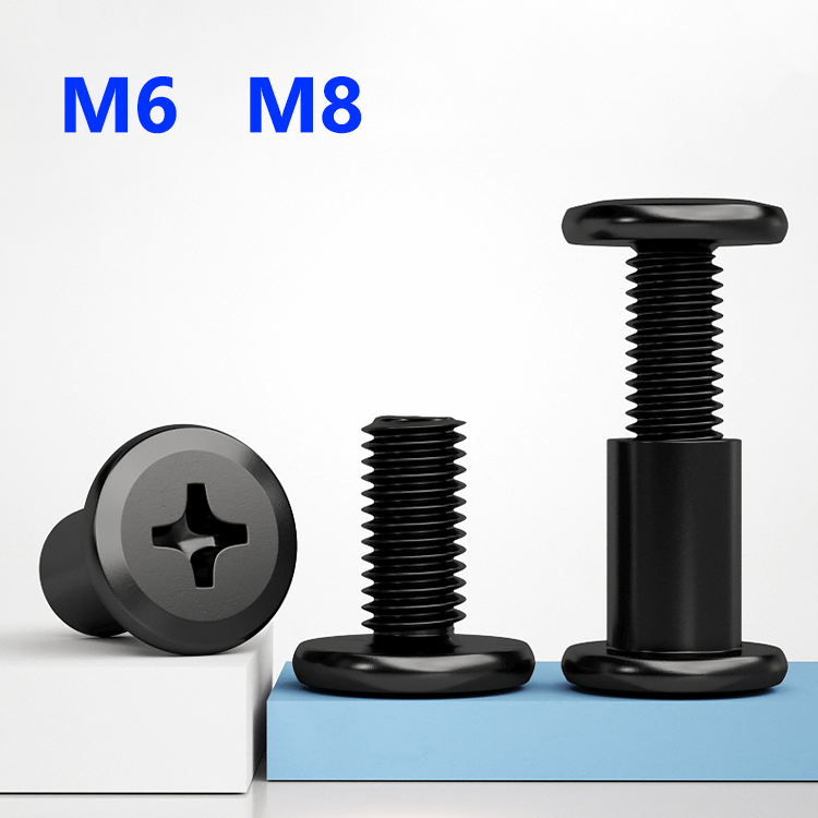 Black Carbon Steel Chicago Scr - Furniture Hardware Barrel Nut のレビューと価格