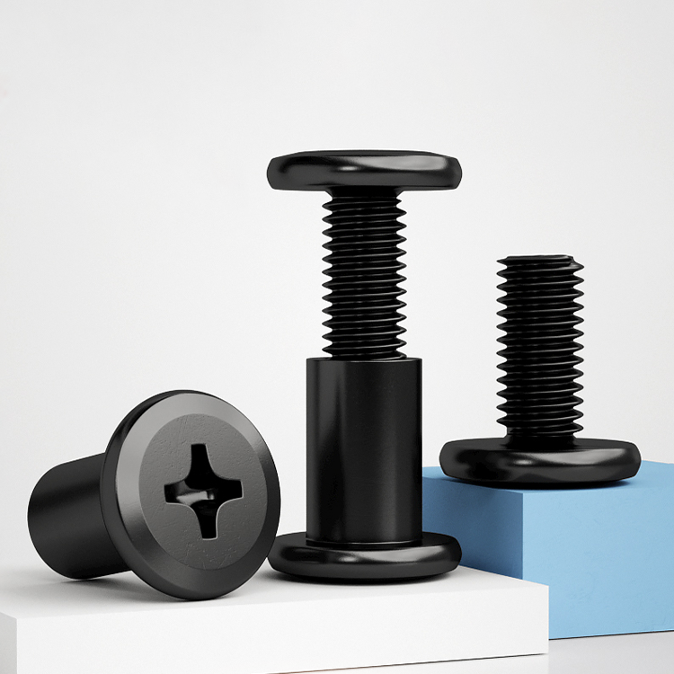 Black Carbon Steel Chicago Scr - Furniture Hardware Barrel Nut のレビューと価格