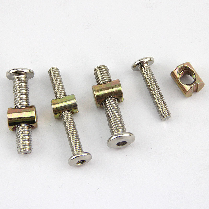 20pcs/Lot Carbon Steel Furnitu - Furniture Hardware Barrel Nut のレビューと価格