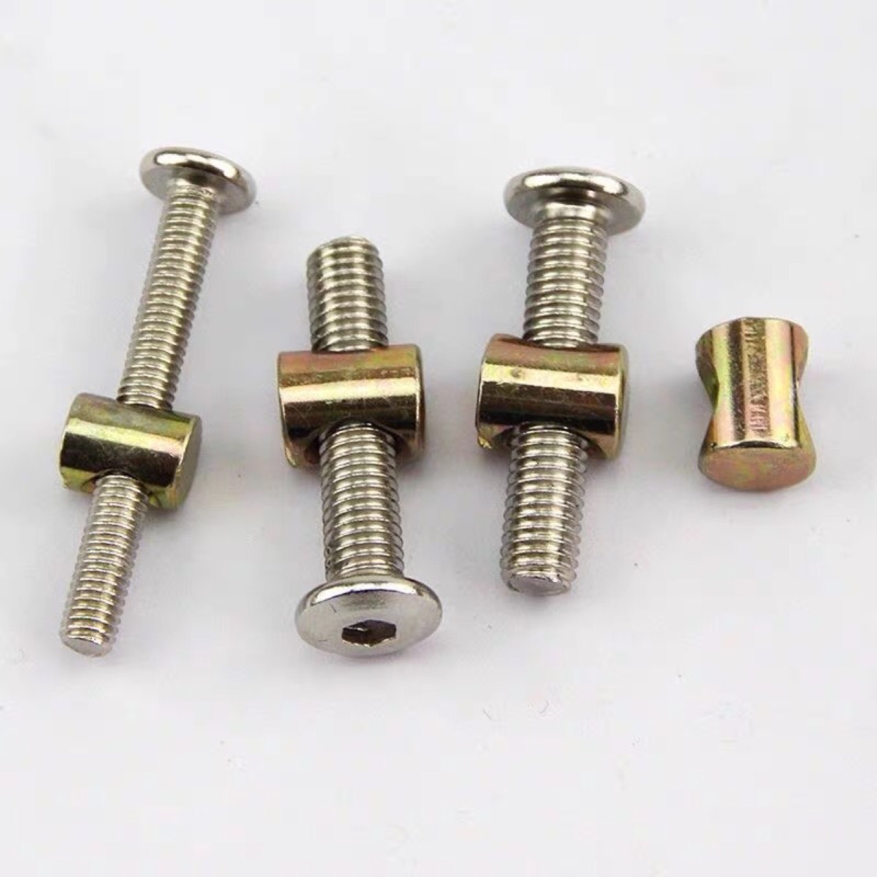 20pcs/Lot Carbon Steel Furnitu - Furniture Hardware Barrel Nut のレビューと価格
