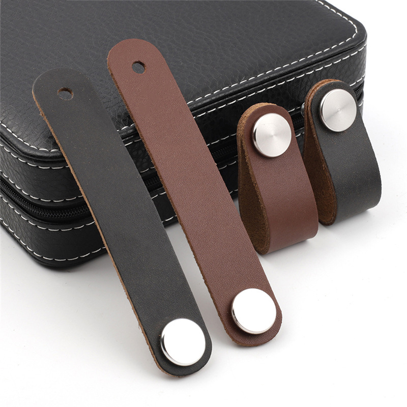 Leather Knobs Cabinet Wardrobe - Furniture Hardware In China のレビューと価格