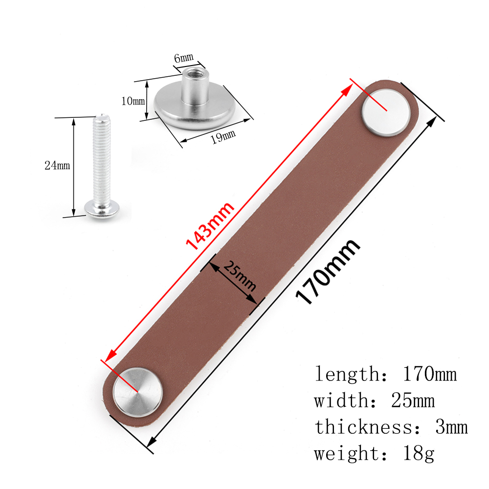 Leather Knobs Cabinet Wardrobe - Furniture Hardware In China のレビューと価格