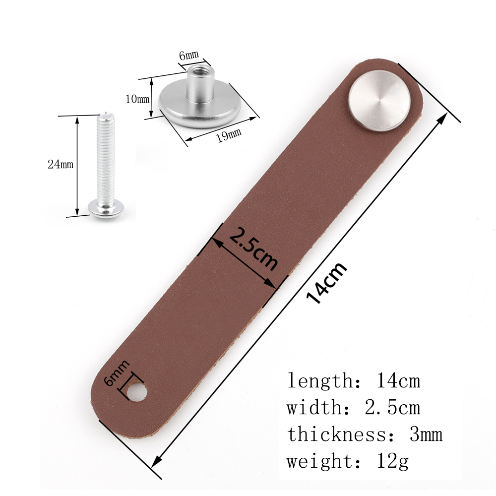 Leather Knobs Cabinet Wardrobe - Furniture Hardware In China のレビューと価格