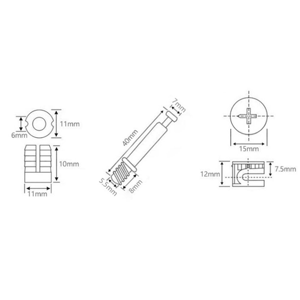 3 in 1 Dowel Jig Screw furnitu - Furniture Hardware Nut のレビューと価格