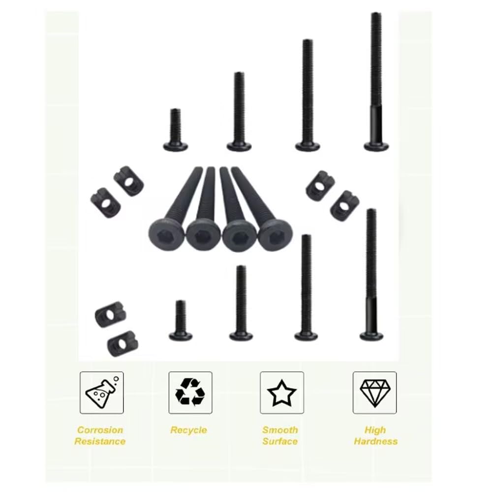 32 Set M6x12mm/16mm/25mm/35mm/ - Furniture Hardware Replacement のレビューと価格