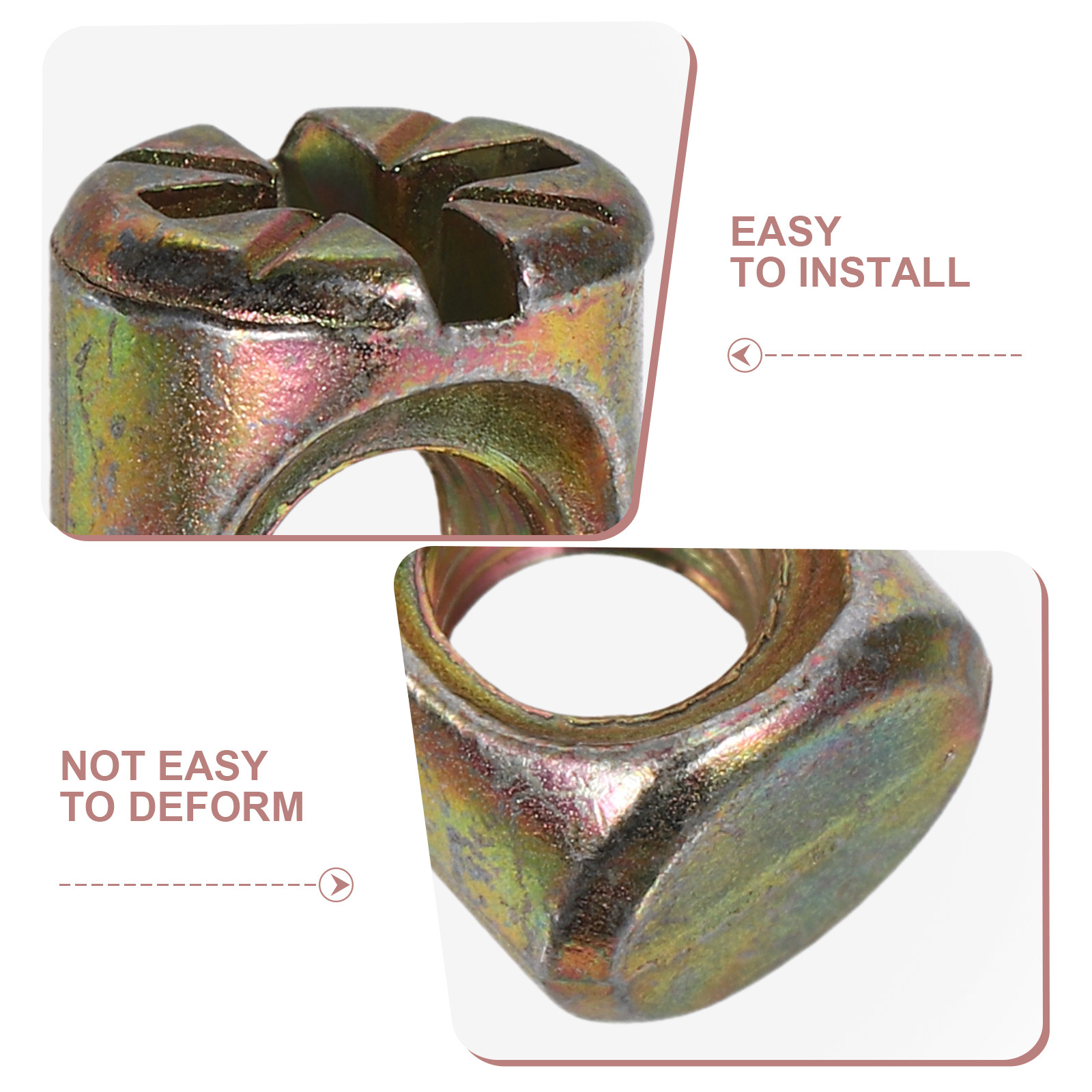 50Pcs M6 Slotted Barrel Nuts K - Furniture Hardware Barrel Nut のレビューと価格
