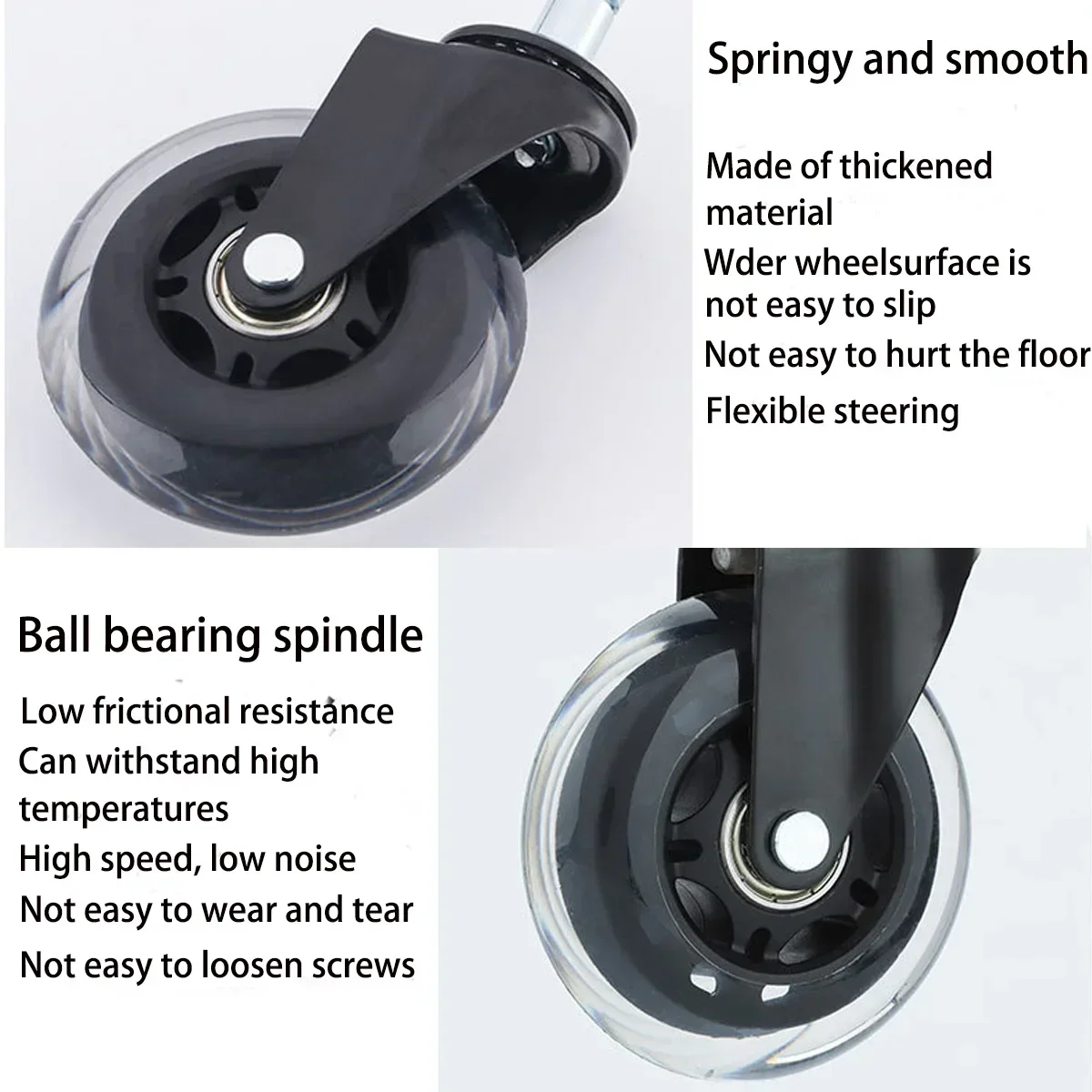 5PCS Office Chair Caster Wheel - Furniture Hardware Replacement のレビューと価格