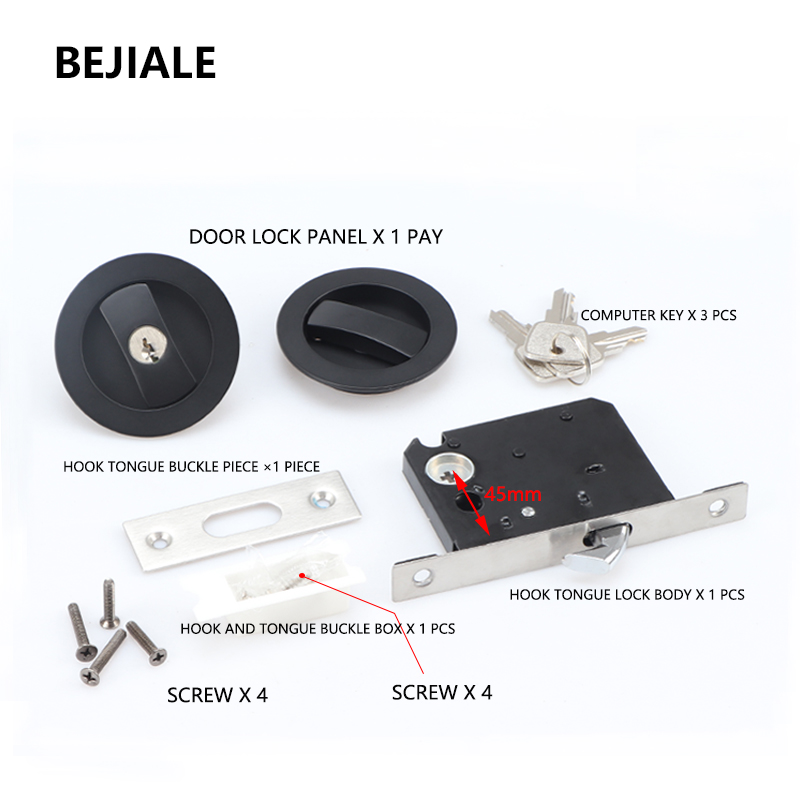 Black Sliding Door Sliding Doo - Furniture Sliding Door Hardware のレビューと価格