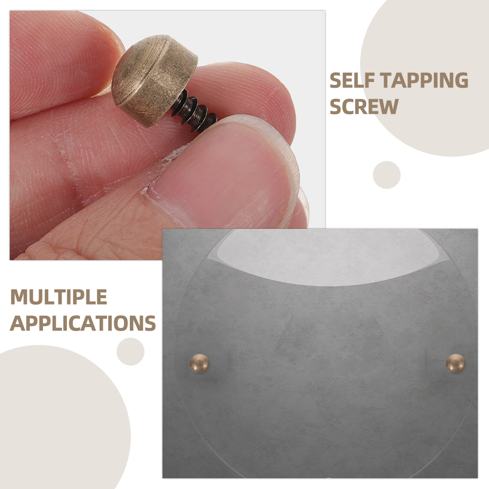 24Pcs Self Tapping Screw Cap C - Barrel Bolt Slide のレビューと価格