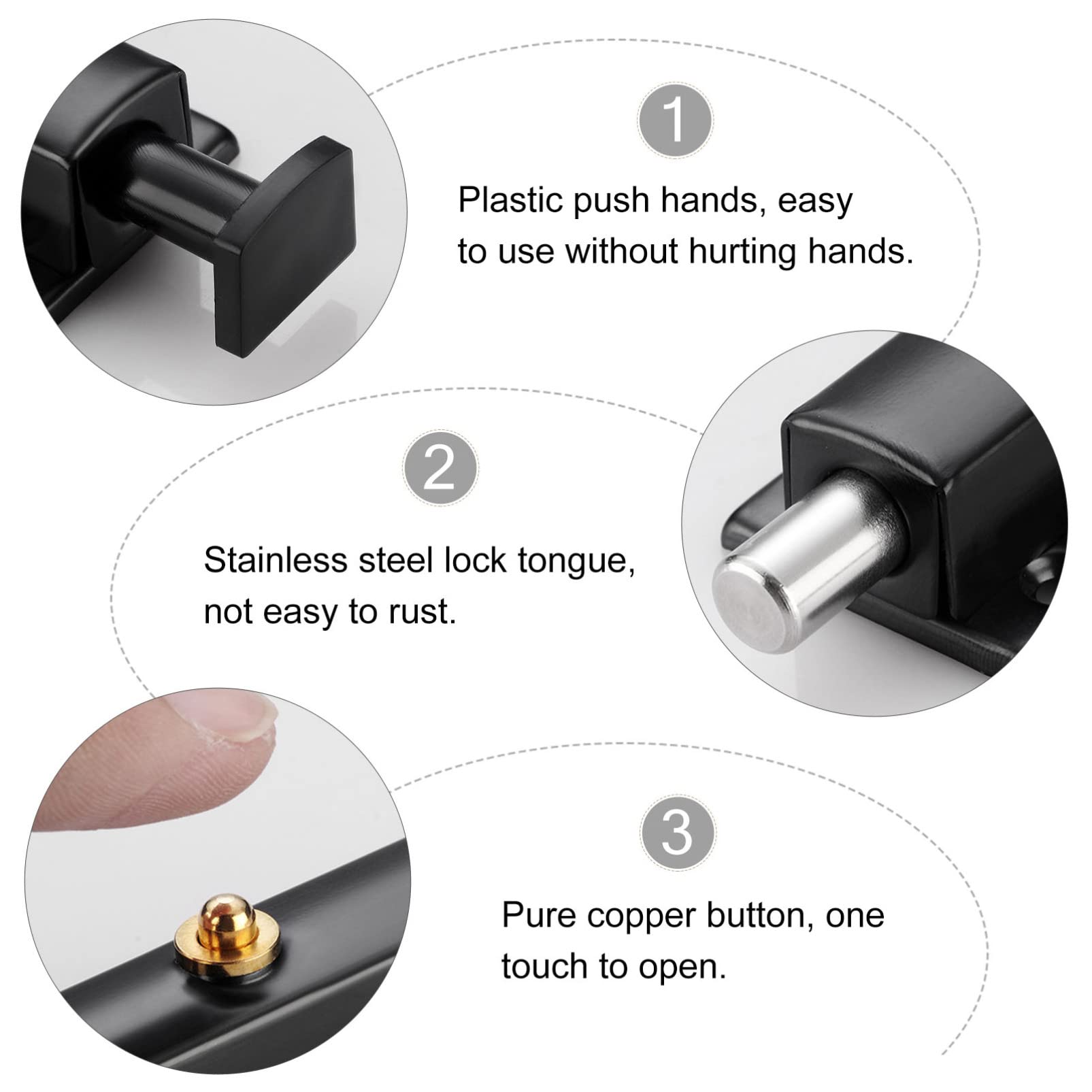 Gate Latches Stainless Steel A - Barrel Bolt Slide のレビューと価格