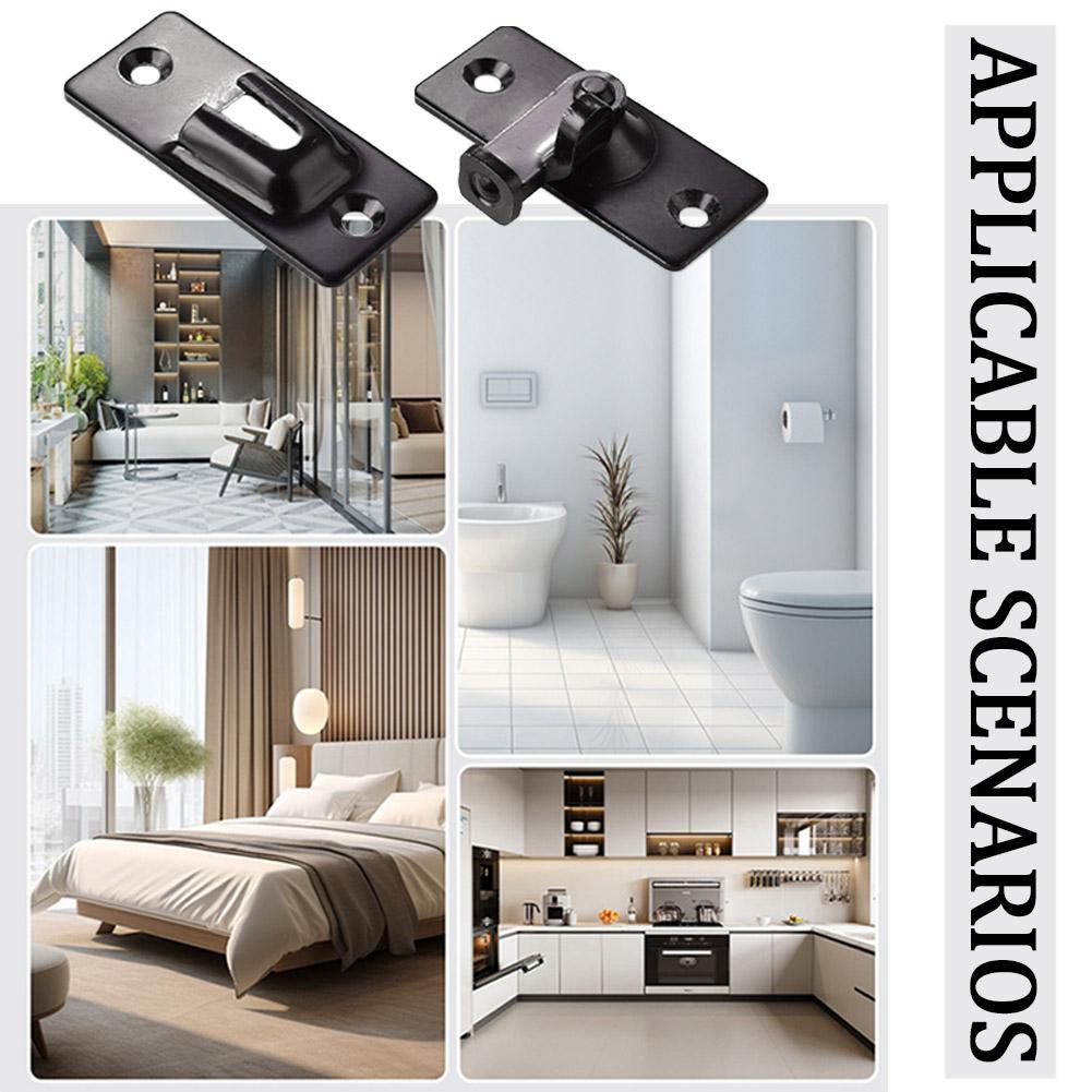 90 Degree Barn Door Lock Stain - Furniture Sliding Door Hardware のレビューと価格