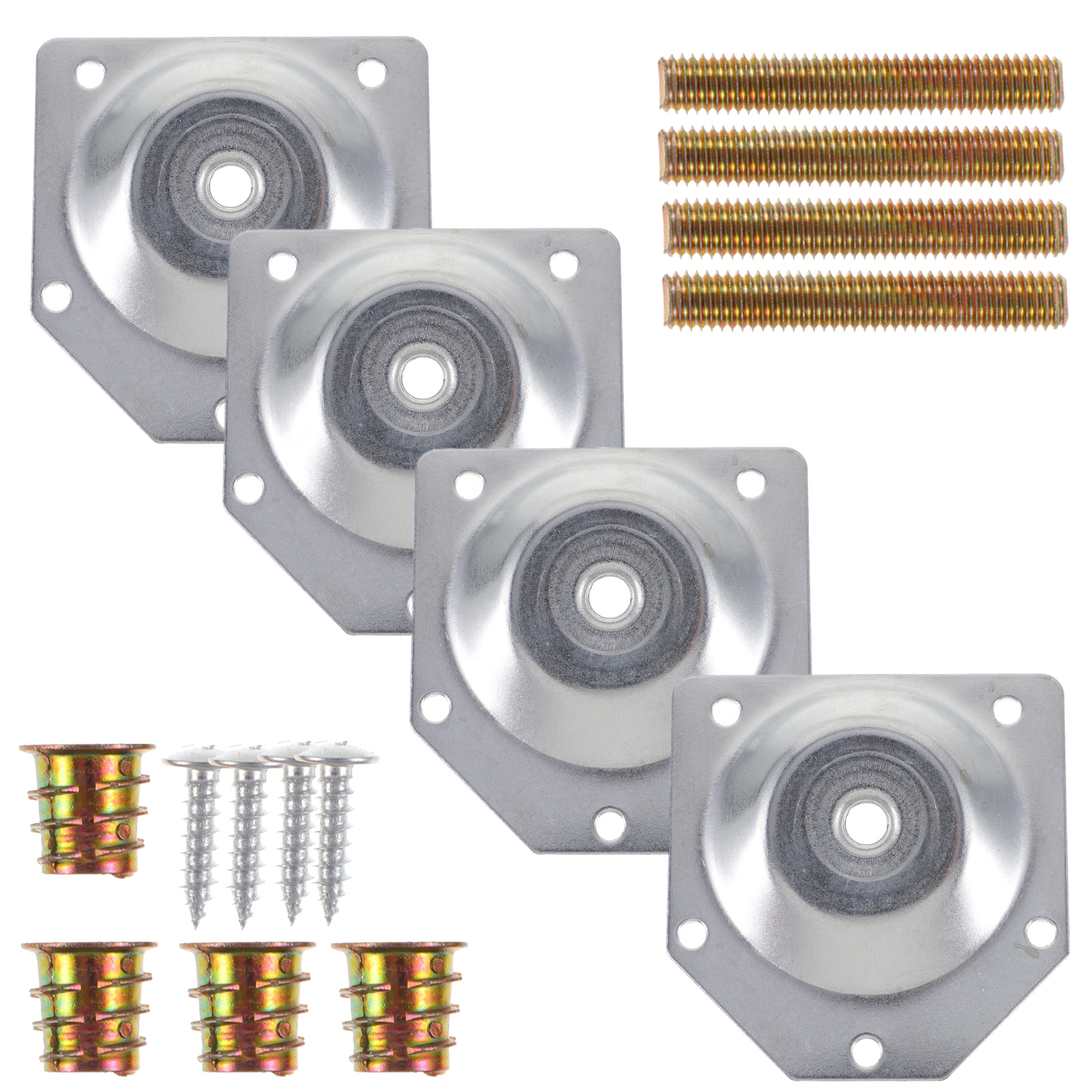 4Pcs Furniture Leg Brace Conne - Furniture Hardware Nut のレビューと価格